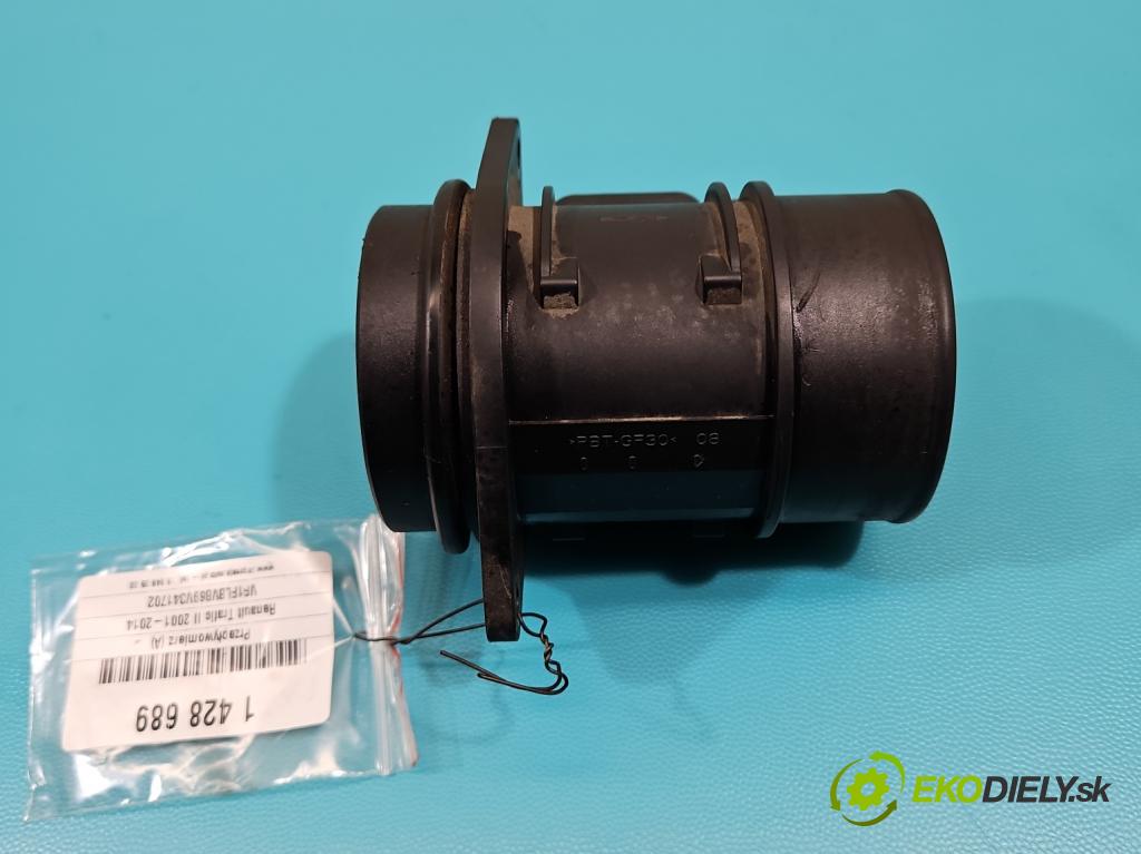 Renault Trafic II 2001-2014 2.5 dci 145 HP manual 107 kW 2464 cm3 5- průtokoměr: 5WK97008 (Váhy vzduchu)