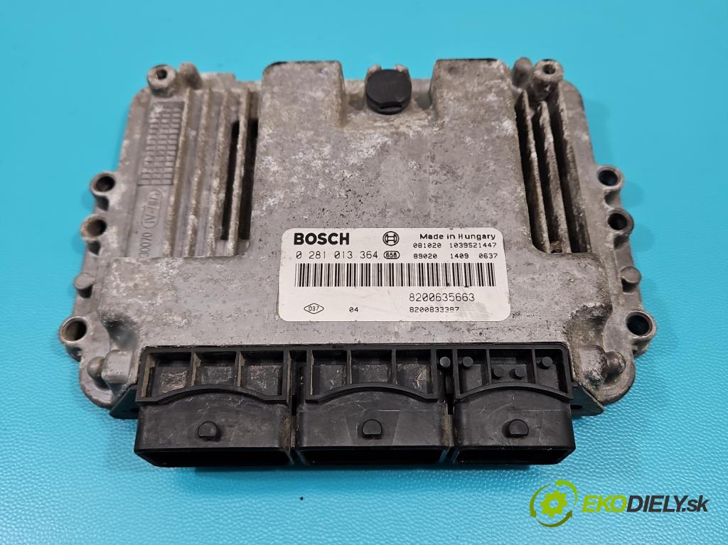 Renault Trafic II 2001-2014 2.5 dci 145 HP manual 107 kW 2464 cm3 5- riadiaca jednotka motora 0281013364