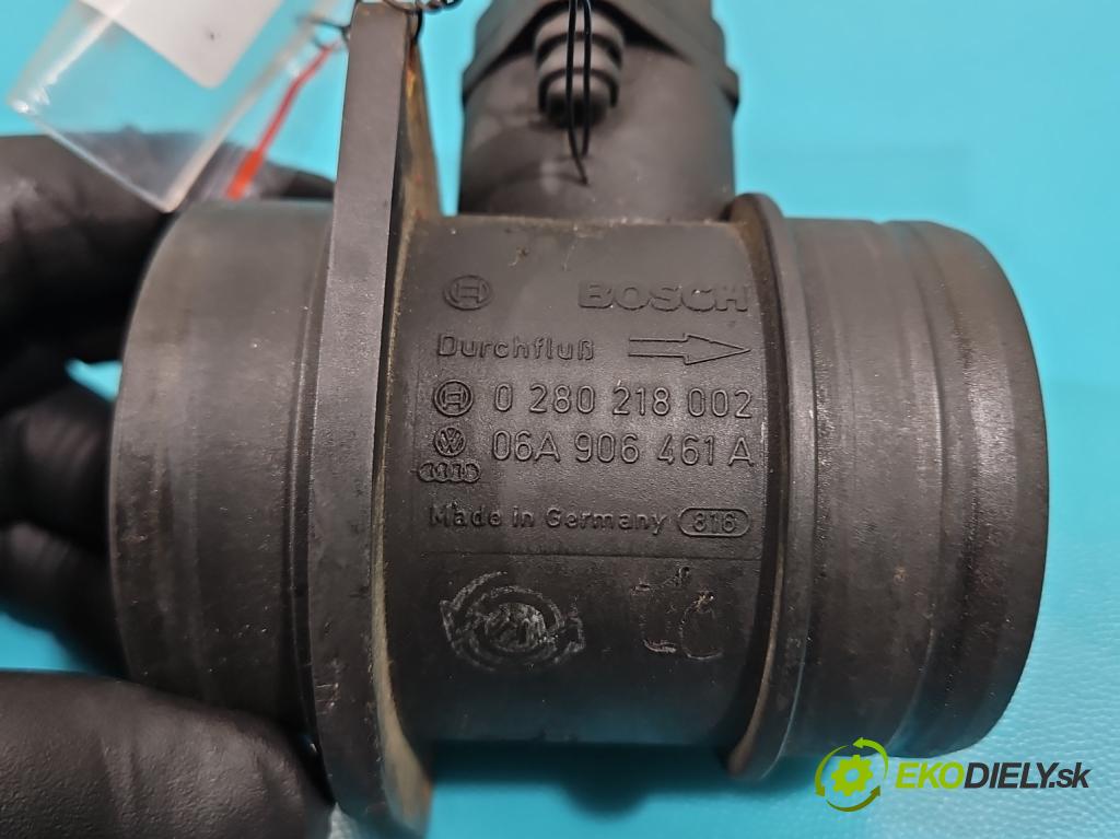 Audi A3 8L 1996-2003 1.8 20V 125 HP manual 92 kW 1781 cm3 3- průtokoměr: 0280218002 (Váhy vzduchu)