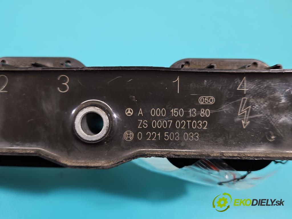 Mercedes A W168 1997-2004 1.4 82 HP manual 60 kW 1397 cm3 5- cievka zapaľovacia 0221503033 (Zapaľovacie cievky, moduly)