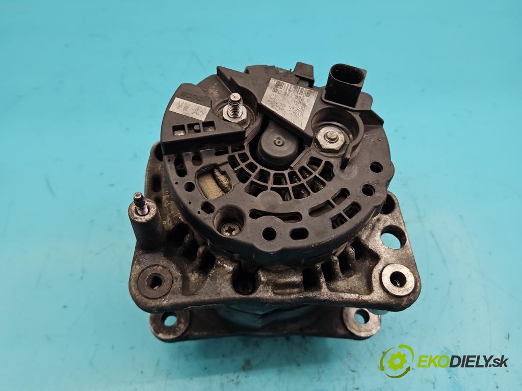 Vw Golf V 2003-2009 1.4 FSI 90 HP manual 66 kW 1390 cm3 3- Alternator 03C903023D (Alternátory)