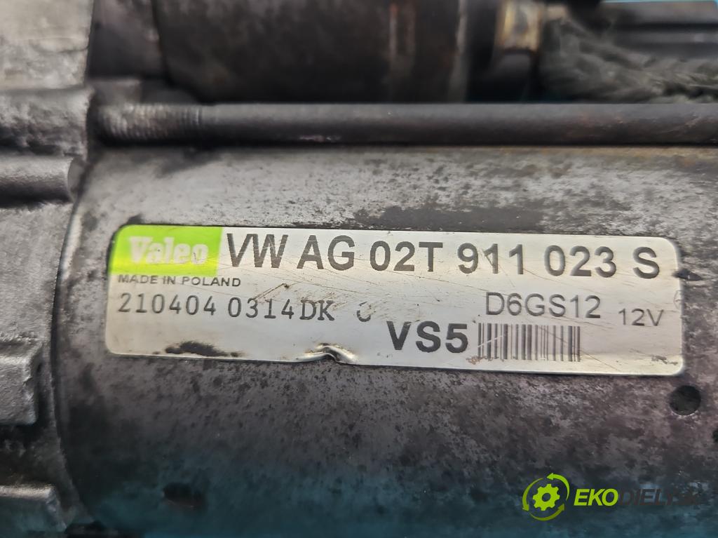 Vw Golf V 2003-2009 1.4 FSI 90 HP manual 66 kW 1390 cm3 3- štartér D6GS12 (Štartéry)