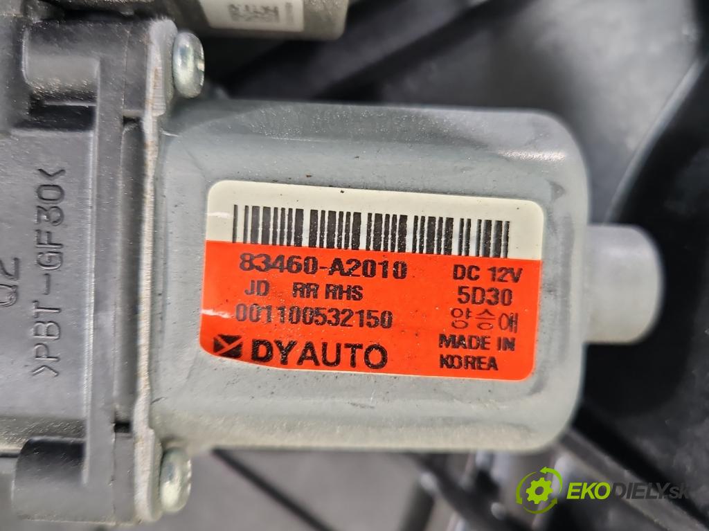 Kia Ceed II 2012-2018 1.6 GDI 135 hp manual 99 kW 1591 cm3 5- mechanismus stahování zadní pravý 83460-A2010