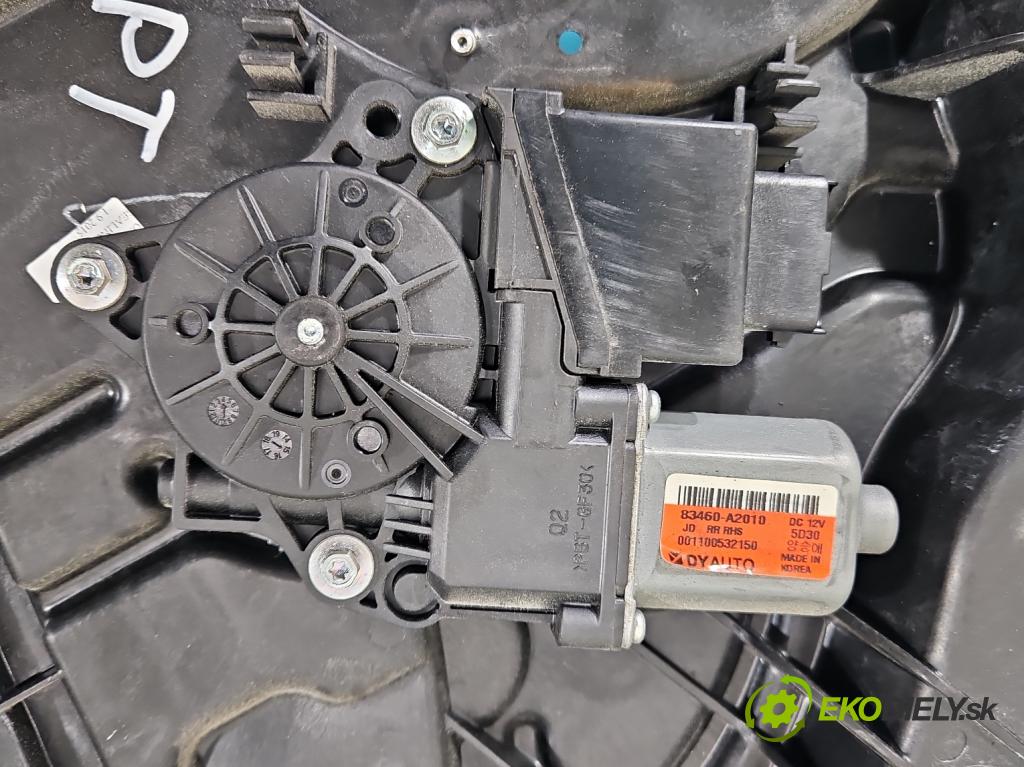 Kia Ceed II 2012-2018 1.6 GDI 135 hp manual 99 kW 1591 cm3 5- mechanismus stahování zadní pravý 83460-A2010