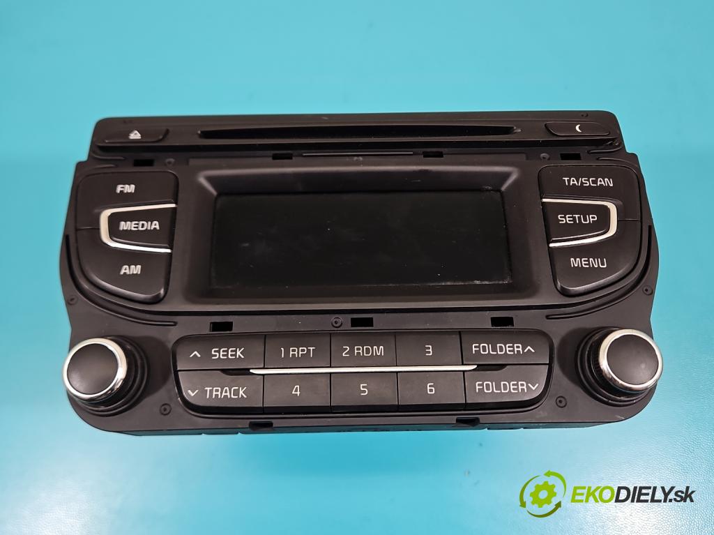 Kia Ceed II 2012-2018 1.6 GDI 135 HP manual 99 kW 1591 cm3 5- Radio originál 96170-A2500WK