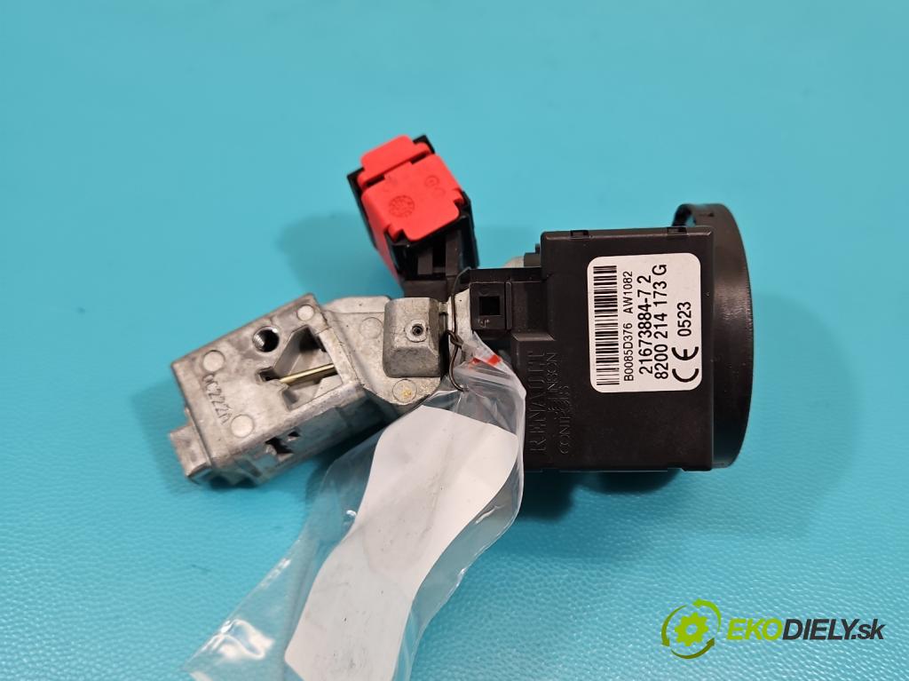 Renault Clio III 2005-2012 1,2.0 TCE: 101 HP manual 74 kW 1149 cm3 5- Spínačka 8200214173G (Spínacie skrinky a kľúče)