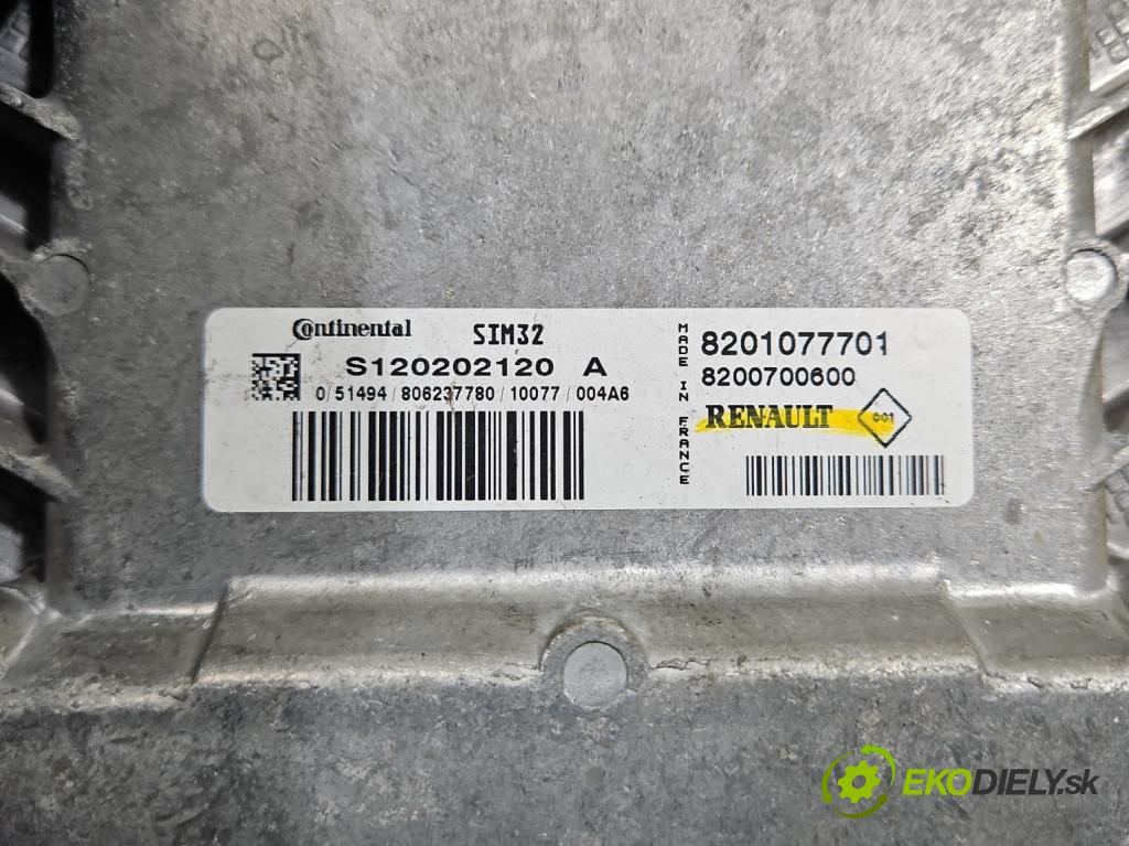 Renault Clio III 2005-2012 1,2.0 TCE: 101 HP manual 74 kW 1149 cm3 5- riadiaca jednotka motora 8201077701