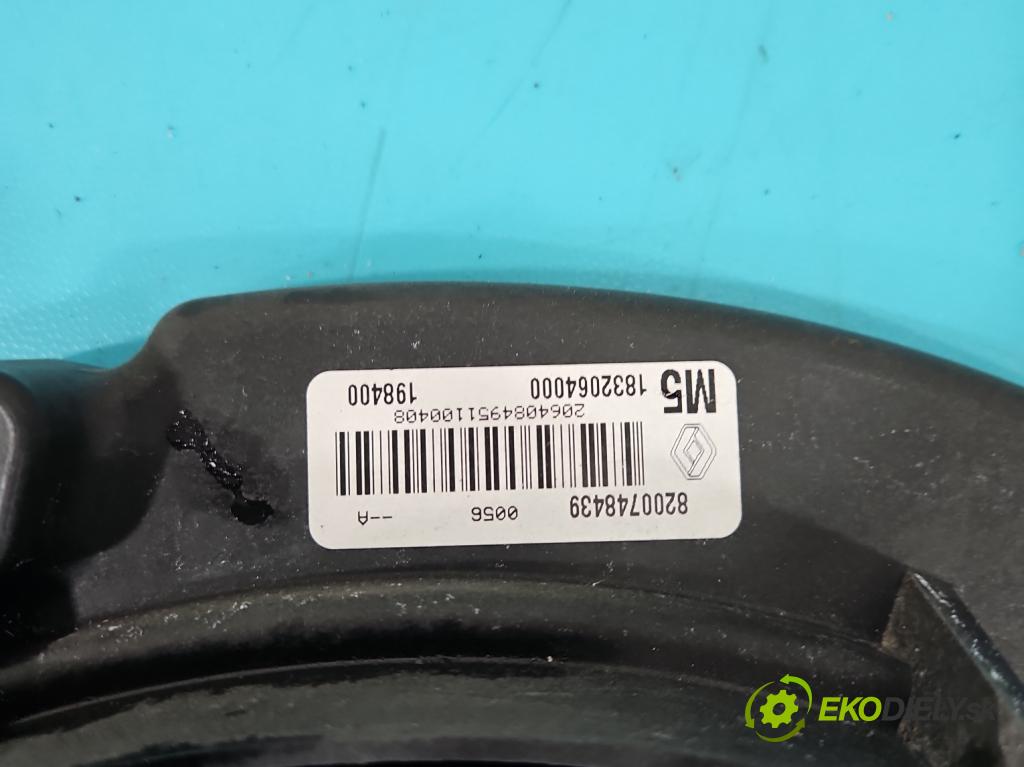 Renault Clio III 2005-2012 1,2.0 TCE: 101 HP manual 74 kW 1149 cm3 5- Ventilátor chladiča 8200748439
