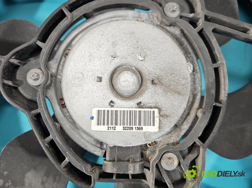 Renault Clio III 2005-2012 1,2.0 TCE: 101 HP manual 74 kW 1149 cm3 5- Ventilátor chladiča 8200748439