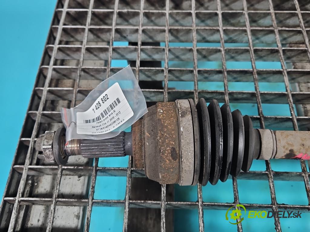 Renault Clio III 2005-2012 1,2.0 TCE: 101 HP manual 74 kW 1149 cm3 5- poloos predné ľavé 8200559377