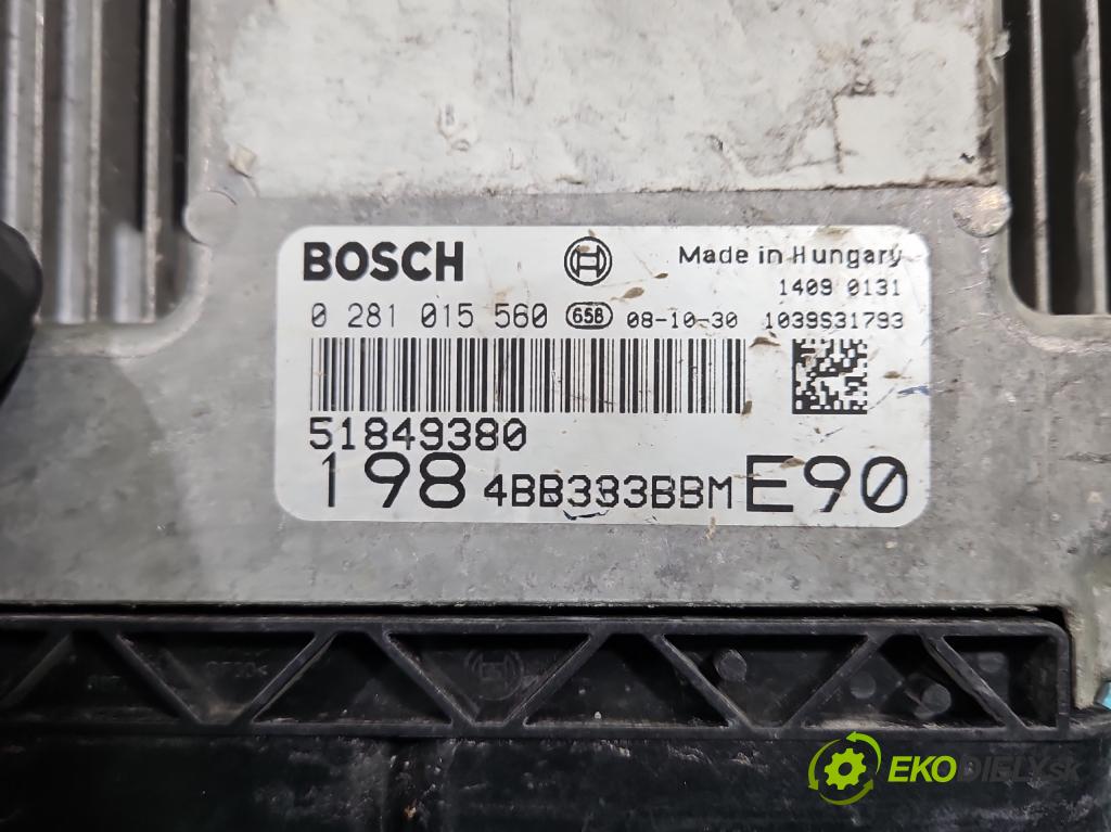 Fiat Bravo II 2007-2014 1.6 jtd 90 HP manual 66 kW 1598 cm3 5- riadiaca jednotka motora 0281015560