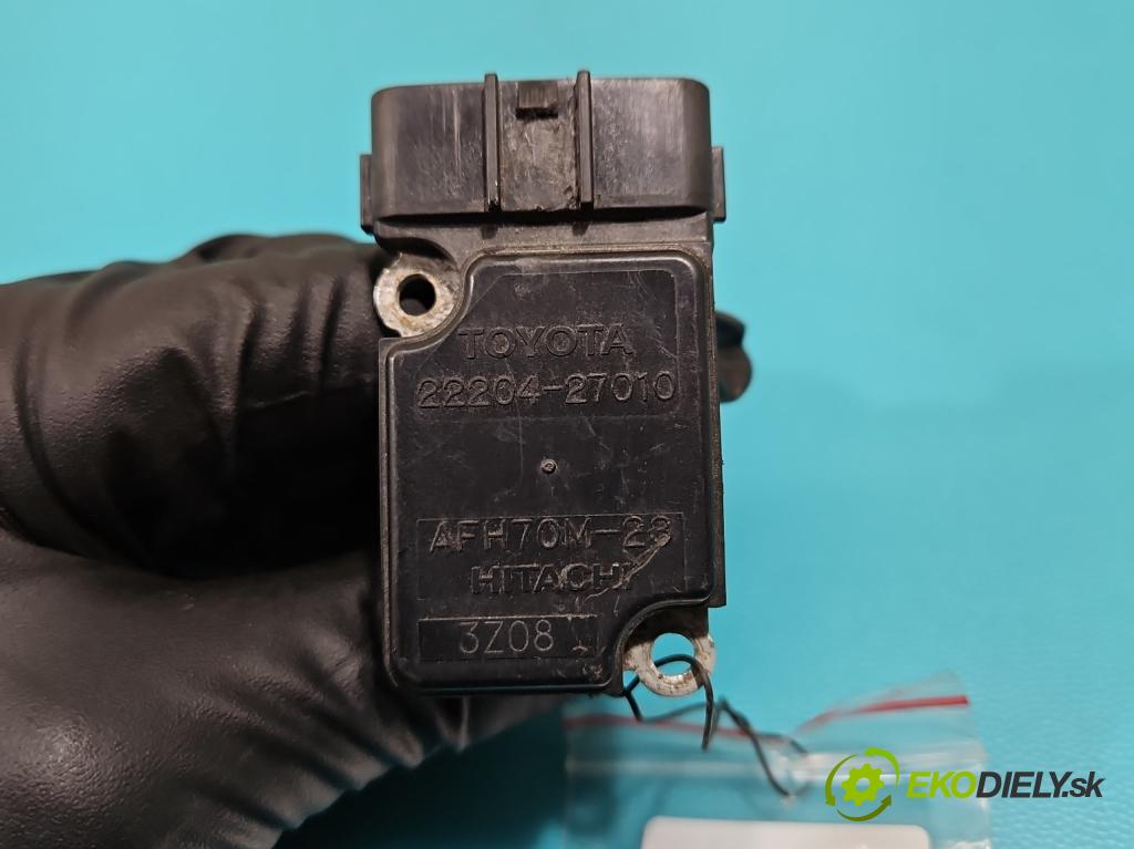 Toyota Avensis II T25 2003-2008 2.0 D4D 116 HP manual 85 kW 1995 cm3 5- průtokoměr: 22204-27010 (Váhy vzduchu)
