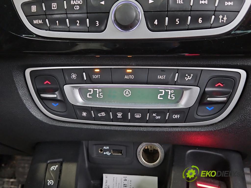 Renault Scenic III 2009-2016 1.6 dci 131 HP manual 96 kW 1598 cm3 5- panel kúrenia 275102769R