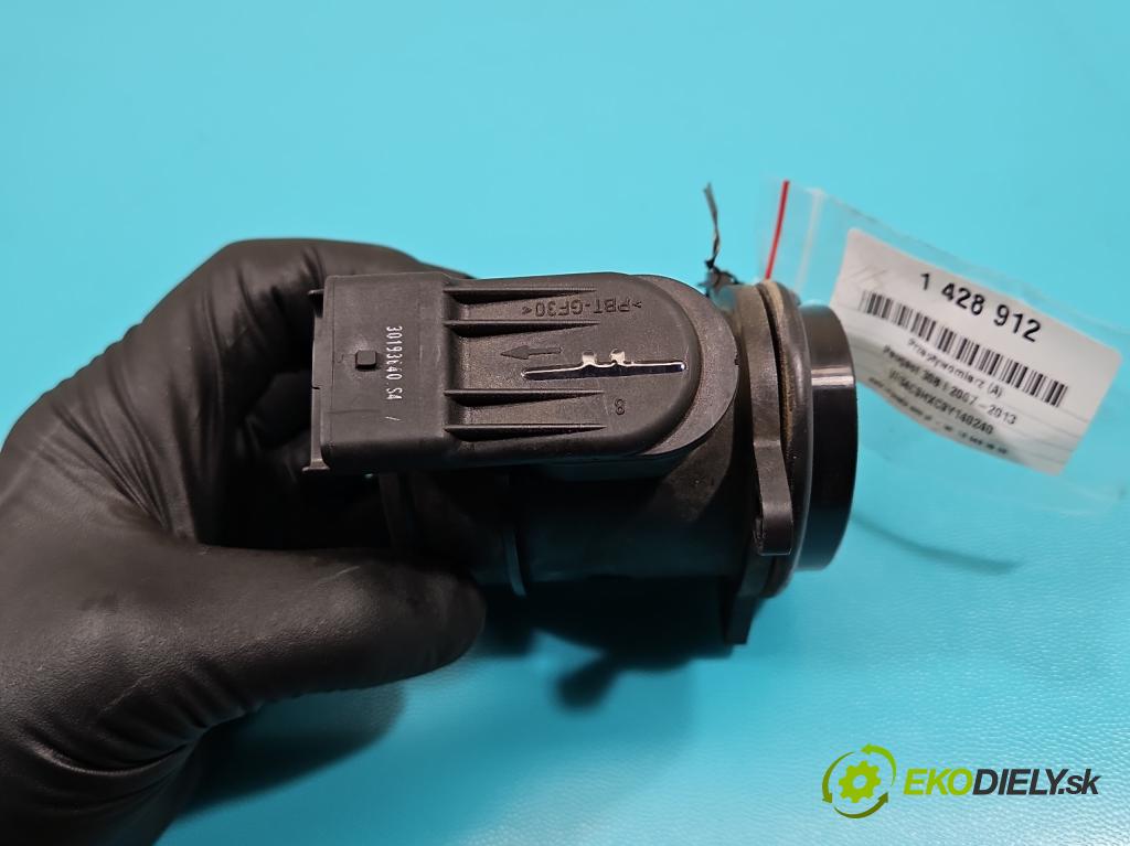 Peugeot 308 I 2007-2013 1.6 HDi 90 HP manual 66,2 kW 1560 cm3 5- průtokoměr: 9650010780 (Váhy vzduchu)