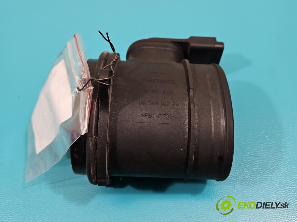 Peugeot 308 I 2007-2013 1.6 HDi 90 HP manual 66,2 kW 1560 cm3 5- průtokoměr: 9650010780 (Váhy vzduchu)