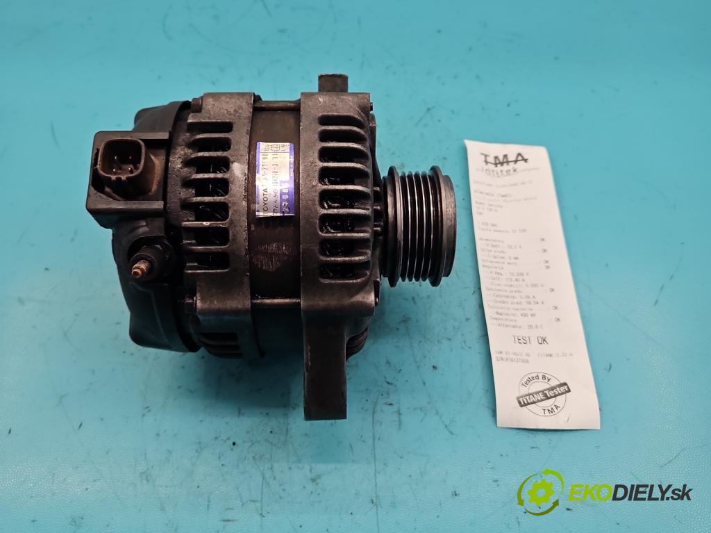 Toyota Avensis II T25 2003-2008 2.0 D4D 116 HP manual 85 kW 1995 cm3 5- Alternator 27060-27090 (Alternátory)