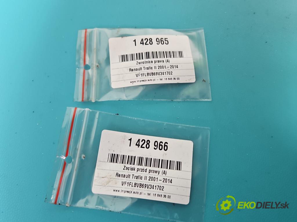 Renault Trafic II 2001-2014 2.5 dci 145 HP manual 107 kW 2464 cm3 5- náboj pravé  (Náboje)