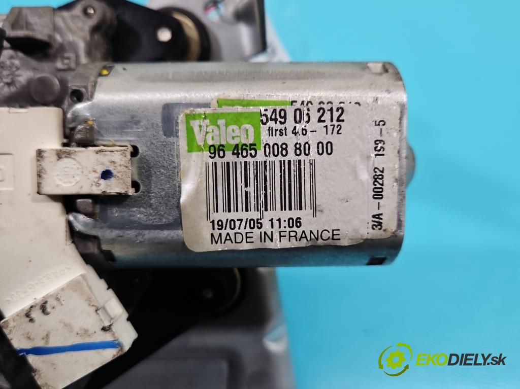 Peugeot 407 2.0 HDi 136hp manual 100 kW 1997 cm3 5- motor stěrače zadní 9646500880