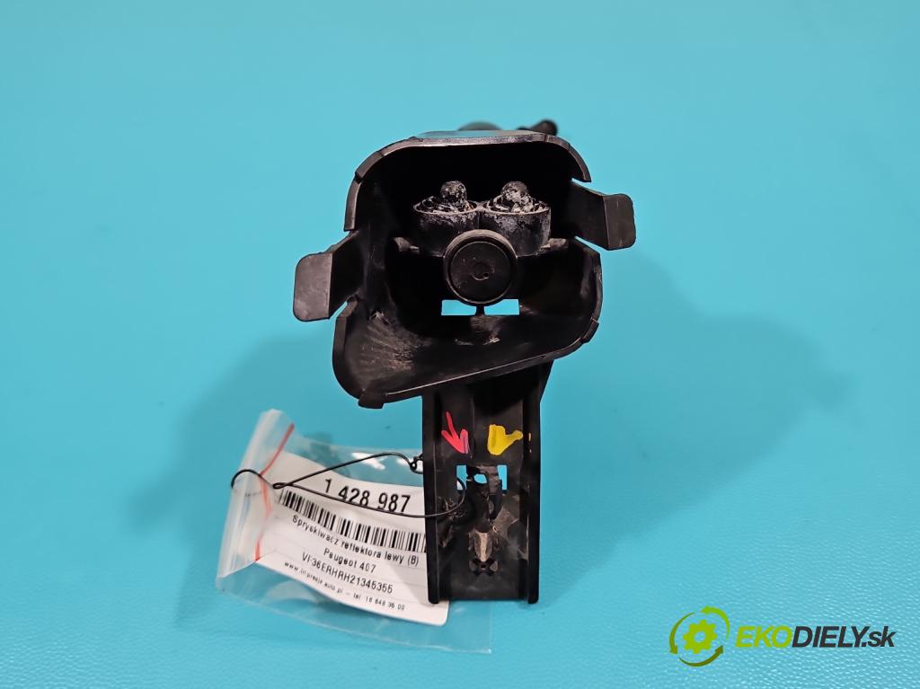 Peugeot 407 2.0 HDi 136 HP manual 100 kW 1997 cm3 5- ostrekovač reflektor: ľavý 1307030272 (Motorček ostrekovačov)