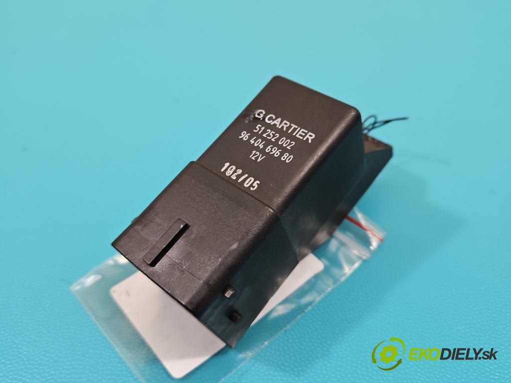 Peugeot 407 2.0 HDi 136 HP manual 100 kW 1997 cm3 5- Relé: svíčky: zařicích: 9640469680 (Relé)