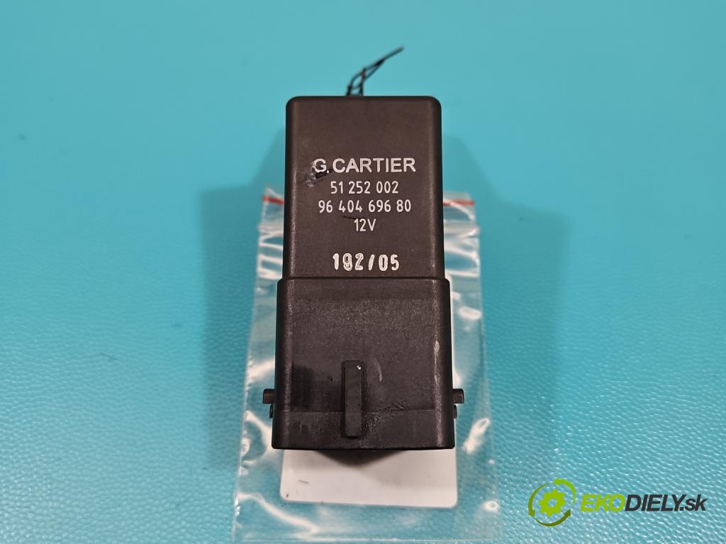 Peugeot 407 2.0 HDi 136 HP manual 100 kW 1997 cm3 5- Relé: svíčky: zařicích: 9640469680 (Relé)