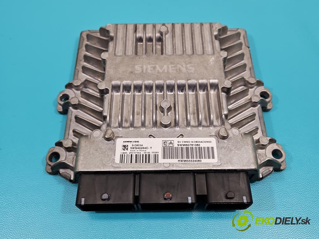 Peugeot 407 2.0 HDi 136 HP manual 100 kW 1997 cm3 5- riadiaca jednotka motora 9660781080