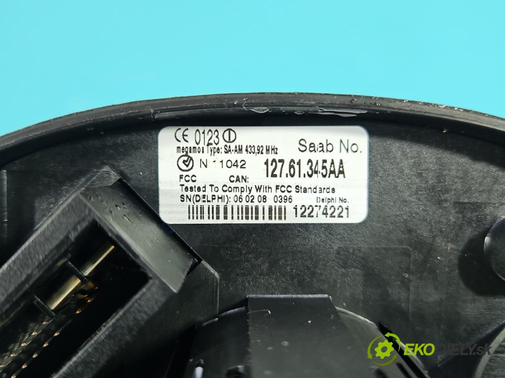 Saab 9-3 II 2002-2012 1.9 TiD 120 HP manual 88 kW 1910 cm3 4- prepínač komplex: 12761345AA (Prepínacie páčky pod volantom)