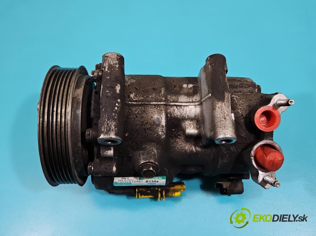 Peugeot 308 I 2007-2013 1.6 HDi 90 HP manual 66,2 kW 1560 cm3 5- Kompresor: klimatizácie 9659875780 (Kompresory klimatizácie)