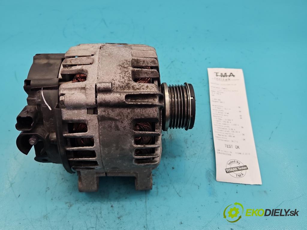 Peugeot 308 I 2007-2013 1.6 HDi 90 HP manual 66,2 kW 1560 cm3 5- Alternator 9665617780 (Alternátory)