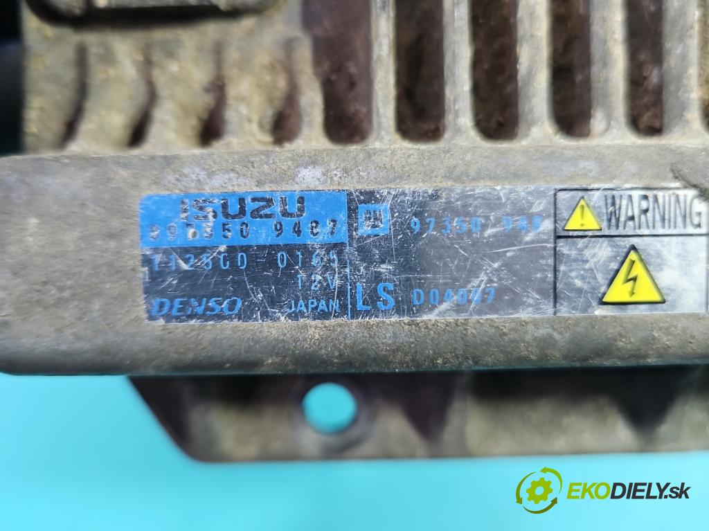 Opel Meriva A 2002-2010 1.7 cdti 101 HP manual 74 kW 1686 cm3 5- riadiaca jednotka motora 897350-9487