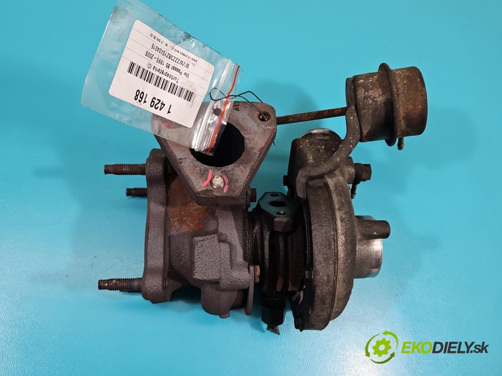 Vw Passat B5 1995-2005 1.9 tdi 90 HP manual 66 kW 1896 cm3 5- turbodúchadlo, turbo 454097-2 (Turbodúchadlo (kompletné))