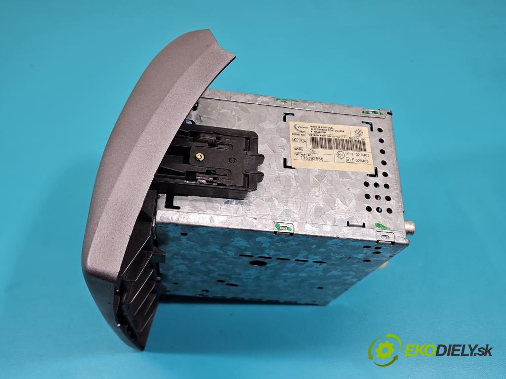 Fiat Stilo 1.9 jtd 140 HP manual 103 kW 1910 cm3 3- Radio originál 735392558