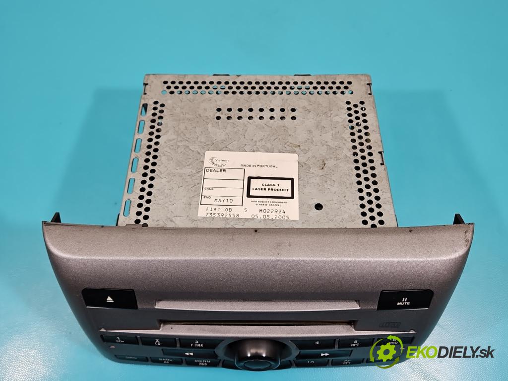 Fiat Stilo 1.9 jtd 140 HP manual 103 kW 1910 cm3 3- Radio originál 735392558