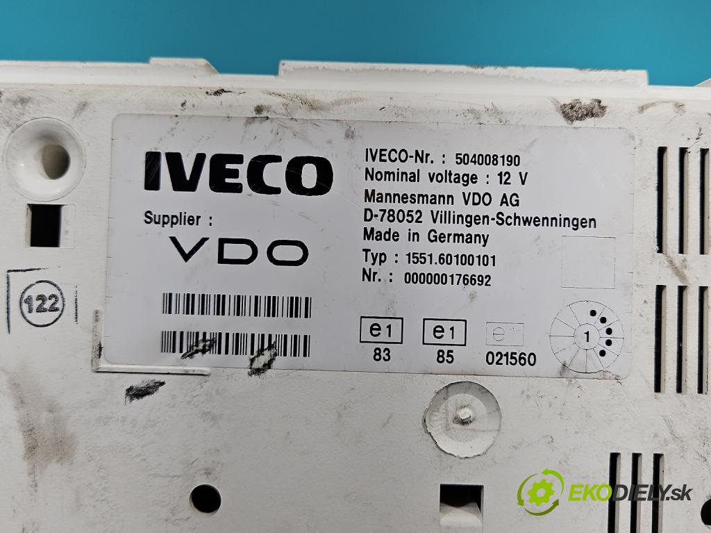 Iveco Daily III 1999-2006 2.8 125 HP manual 92 kW 2800 cm3 5- prístrojovka/ budíky 504008190 (Prístrojové dosky, displeje)
