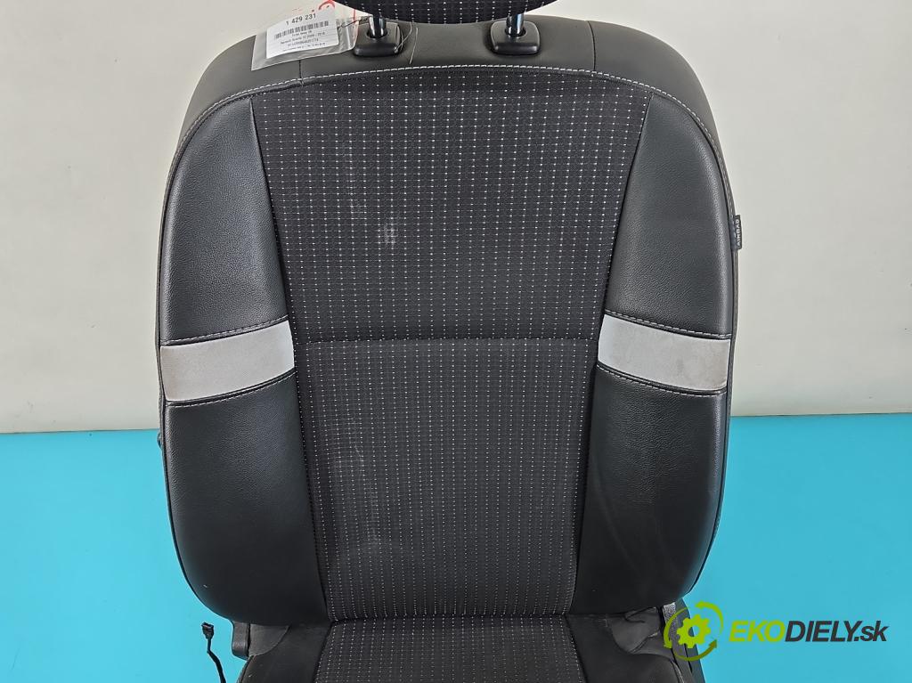 Renault Scenic III 2009-2016 1.6 dci 131 HP manual 96 kW 1598 cm3 5- Sedačka ľavý  (Sedačka, sedadlo)