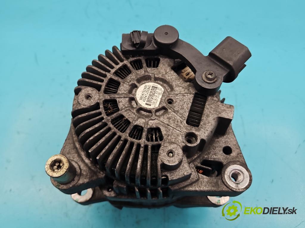 Peugeot 407 2.0 HDi 136 HP manual 100 kW 1997 cm3 5- Alternator 9654752880 (Alternátory)