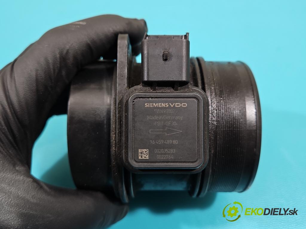 Peugeot 407 2.0 HDi 136 HP manual 100 kW 1997 cm3 5- průtokoměr: 5WK97002 (Váhy vzduchu)