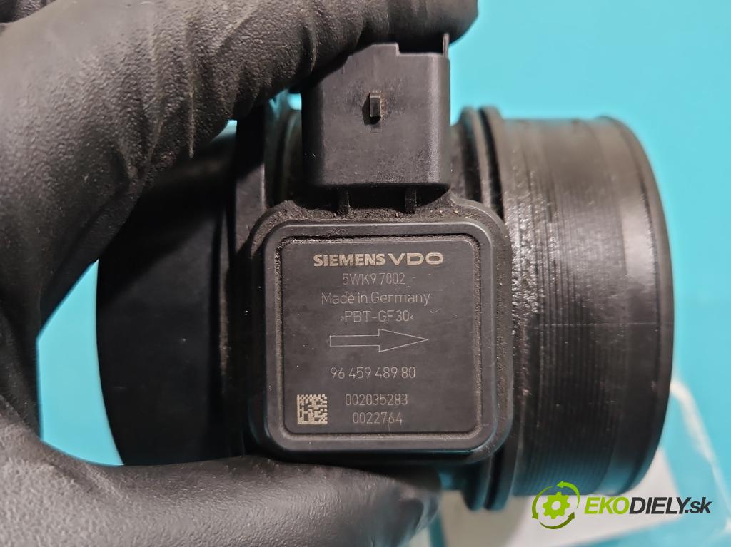 Peugeot 407 2.0 HDi 136 HP manual 100 kW 1997 cm3 5- průtokoměr: 5WK97002 (Váhy vzduchu)