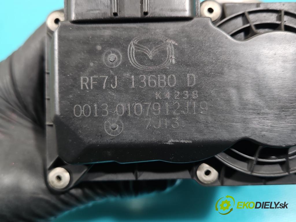 Mazda 6 II GH 2007-2012 2.0 CITD 140 HP manual 103 kW 1998 cm3 5- klapka RF7J136B0 (Škrtiace klapky)