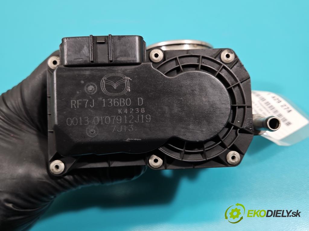 Mazda 6 II GH 2007-2012 2.0 CITD 140 HP manual 103 kW 1998 cm3 5- klapka RF7J136B0 (Škrtiace klapky)
