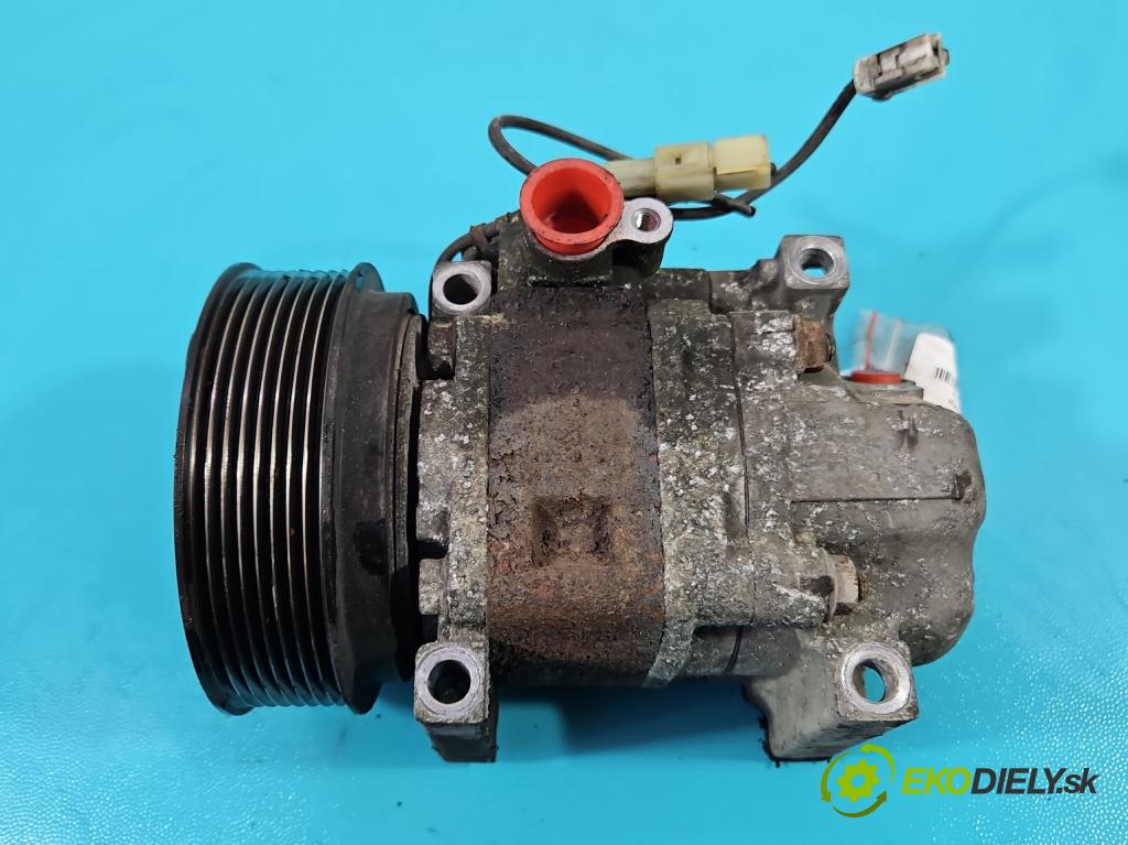 Mazda 6 II GH 2007-2012 2.0 CITD 140 HP manual 103 kW 1998 cm3 5- Kompresor: klimatizácie H12A0CA4JE (Kompresory klimatizácie)