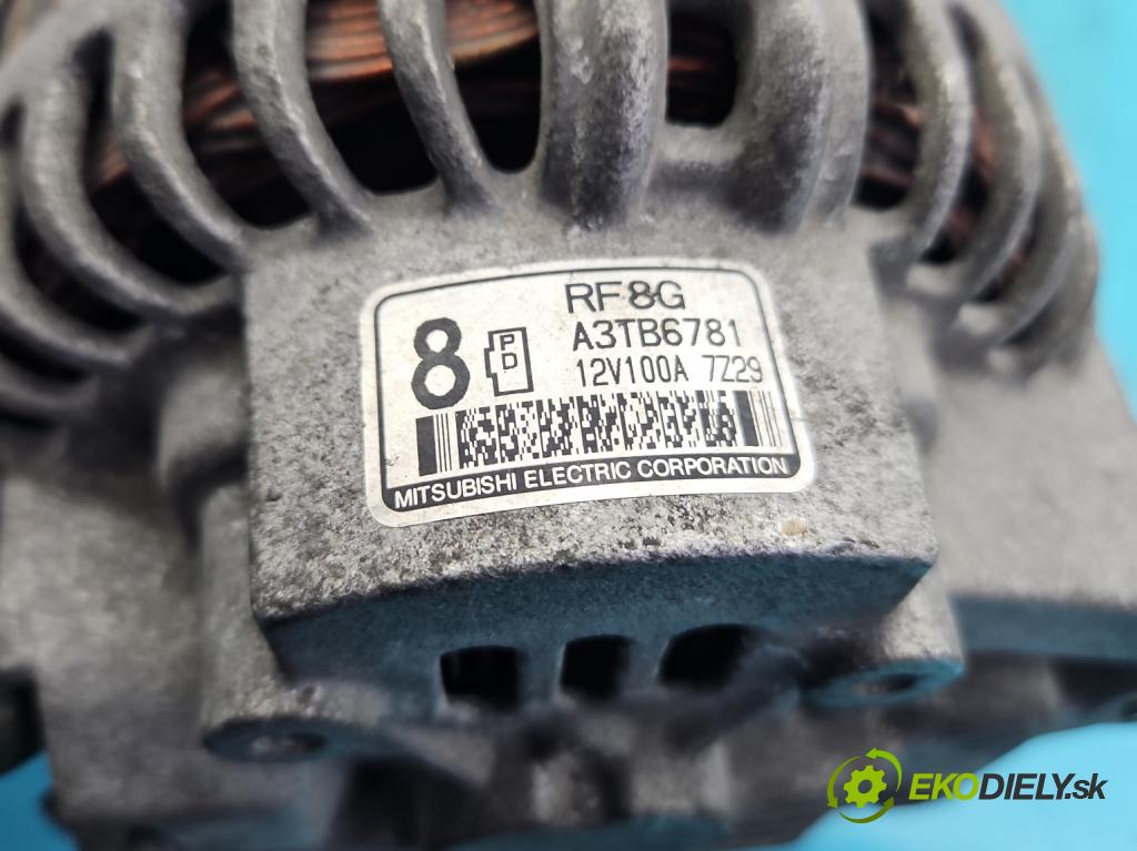 Mazda 6 II GH 2007-2012 2.0 CITD 140 HP manual 103 kW 1998 cm3 5- Alternator A3TB6781 (Alternátor)