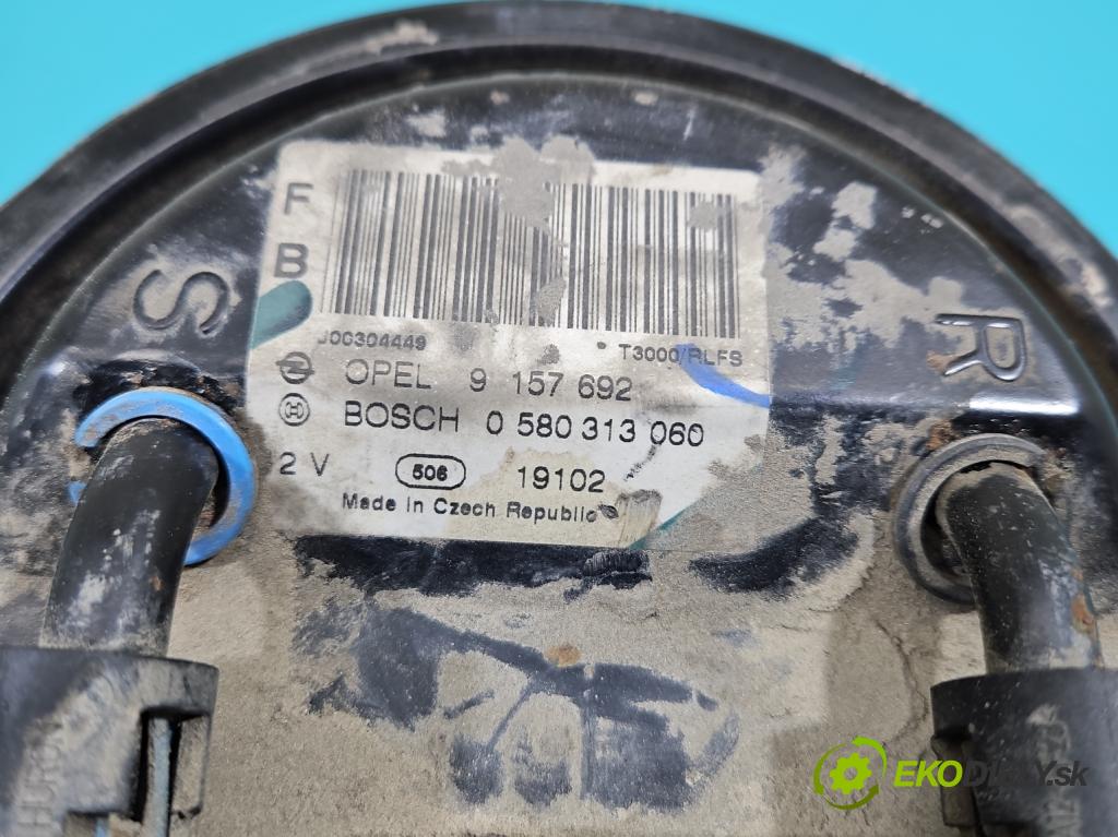 Opel Astra II 1998-2009 1.4 16V 90 hp manual 66 kW 1389 cm3 5- čerpadlo paliva 9157692
