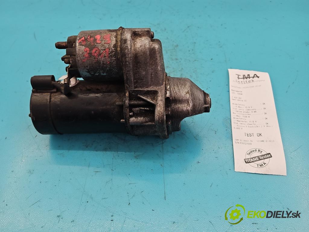 Opel Astra II 1998-2009 1.4 16V 90 HP manual 66 kW 1389 cm3 5- štartér D6RA162 (Štartéry)