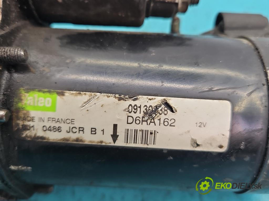 Opel Astra II 1998-2009 1.4 16V 90 HP manual 66 kW 1389 cm3 5- štartér D6RA162 (Štartéry)