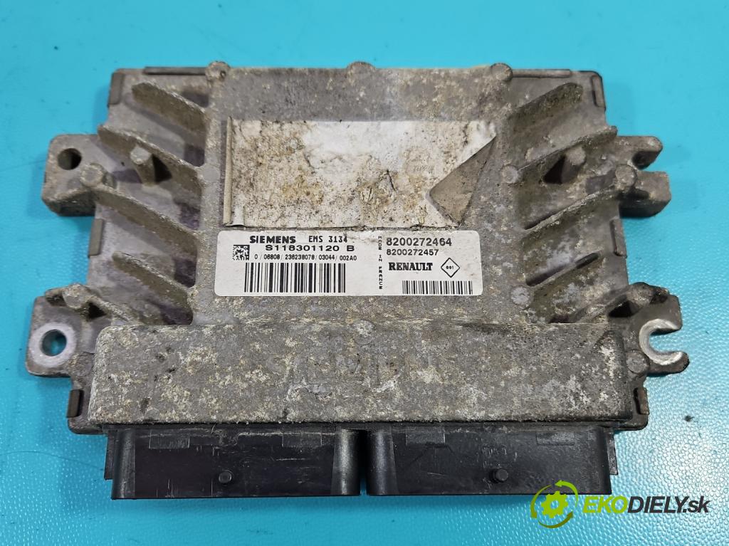 Renault Scenic I 1996-2003 1.6 16V 107 HP manual 79 kW 1598 cm3 5- riadiaca jednotka motora 8200272464