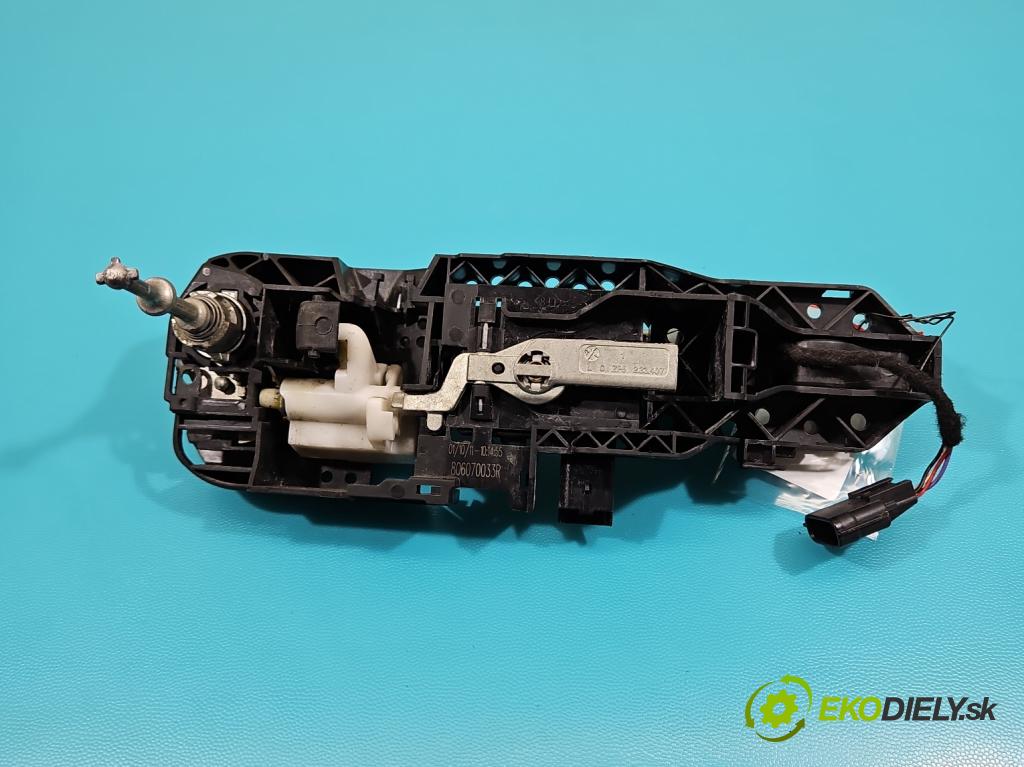 Renault Scenic III 2009-2016 1.6 dci 131 HP manual 96 kW 1598 cm3 5- rukoväť predné ľavé mimo: 806070033R (Vonkajšie predné ľavé)