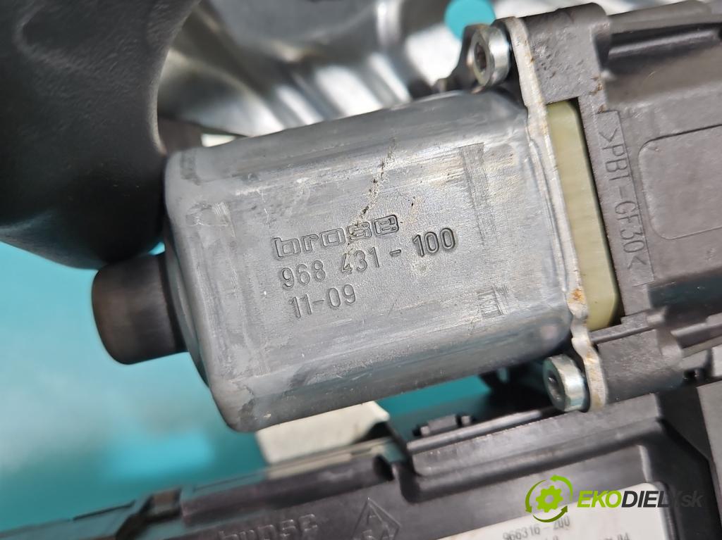 Renault Scenic III 2009-2016 1.6 dci 131 hp manual 96 kW 1598 cm3 5- mechanismus stahování přední levý 966416102