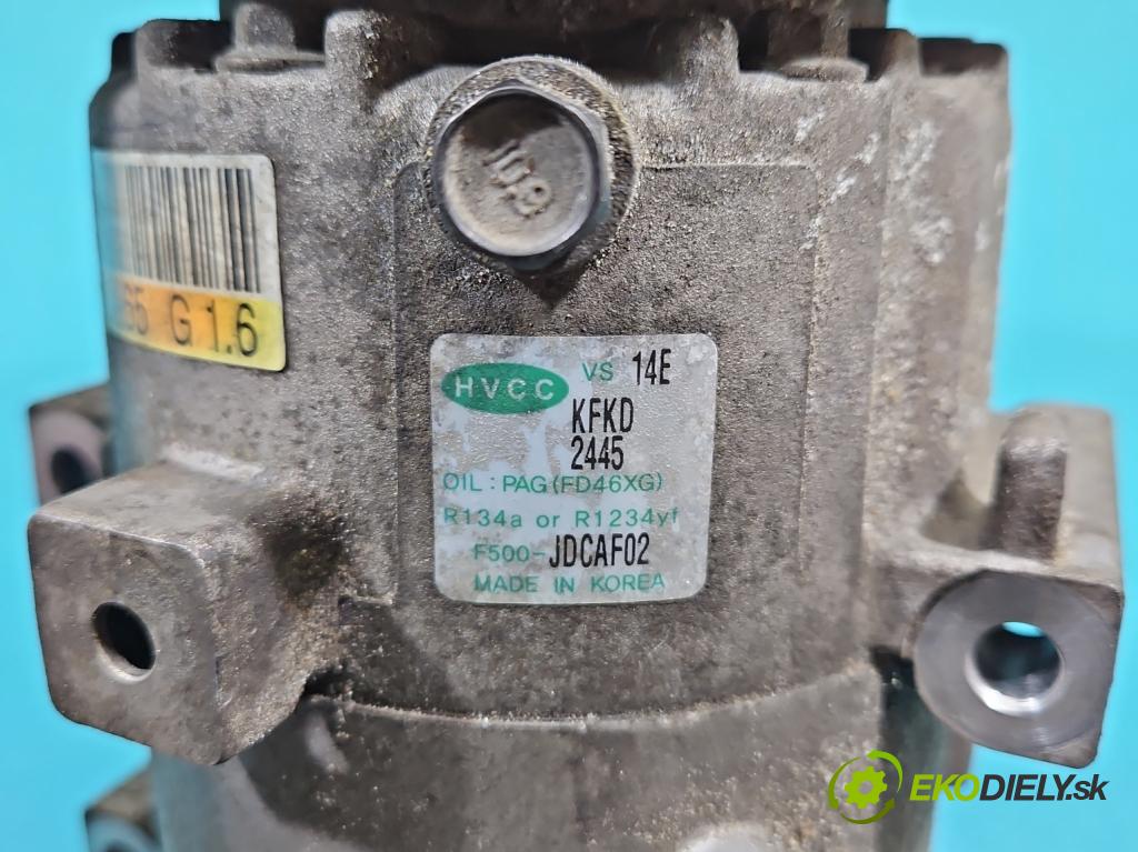 Kia Ceed II 2012-2018 1.6 GDI 135 HP manual 99 kW 1591 cm3 5- Kompresor: klimatizácie F500-JDCAF02 (Kompresory klimatizácie)