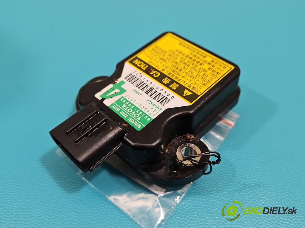 Toyota Land Cruiser J200 2007- 4.5 V8 D4D 286 hp automatic 210 kW 4461 cm3 5- snímač ESP 89183-60030